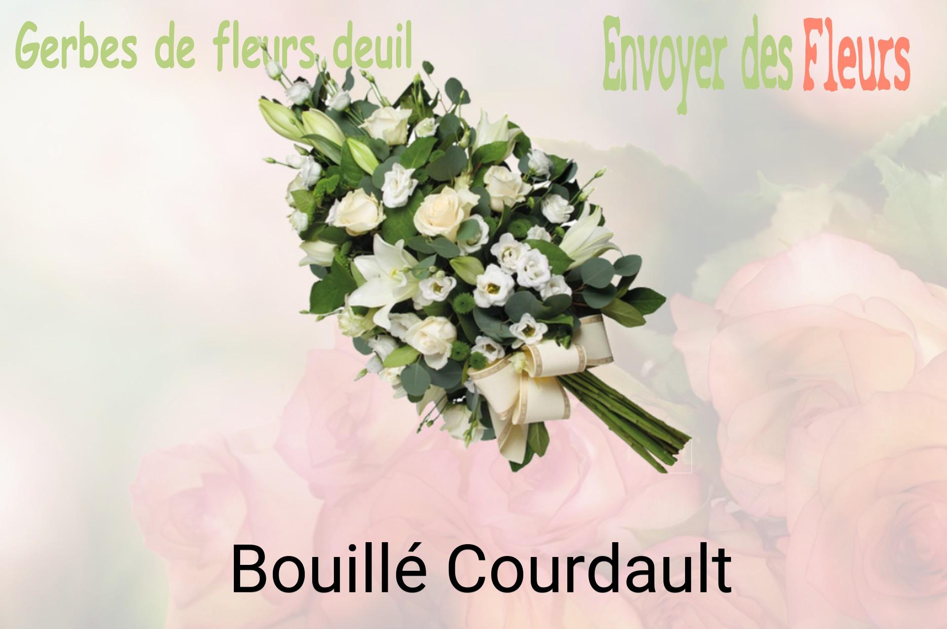 Gerbe de fleurs de deuil livrée à Bouillé-Courdault